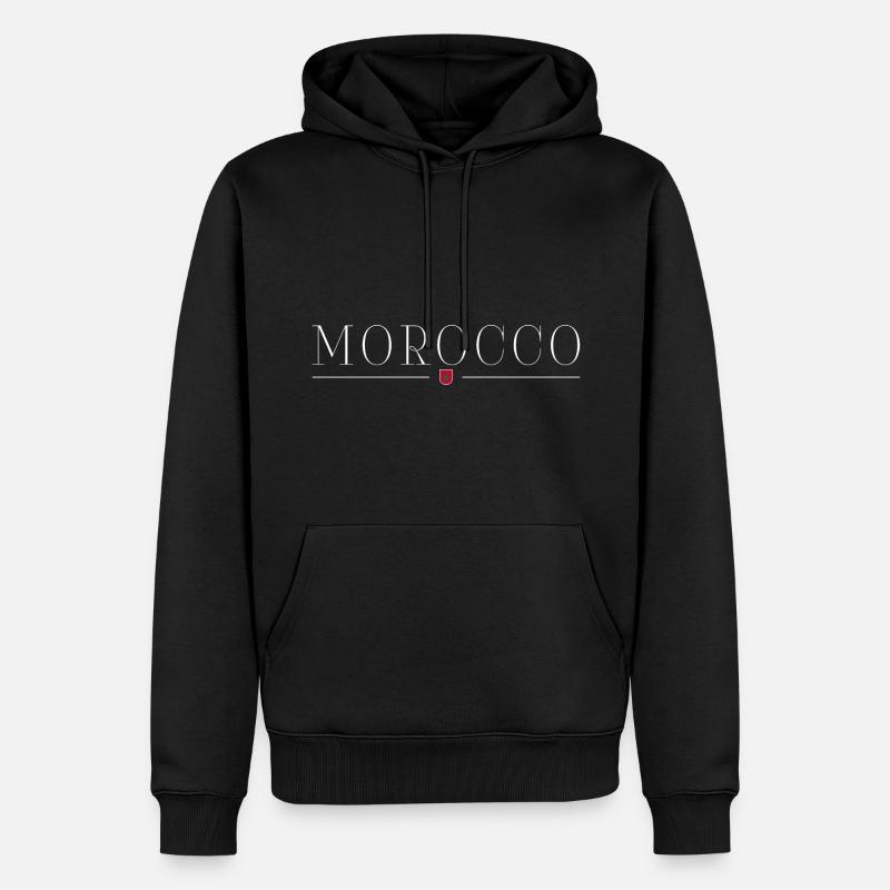 J’aime le Maroc - Sweat à capuche Premium bio Homme - noir