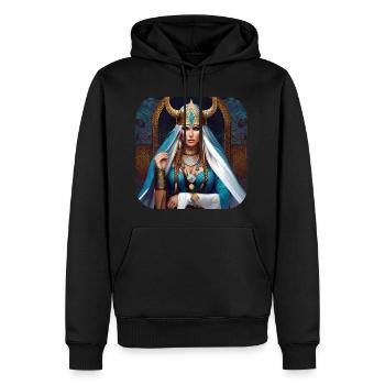 Fiers Vikings en Germania Shieldmaiden - Sweat à capuche Premium bio Homme - noir - Devant - Nico (187cm)