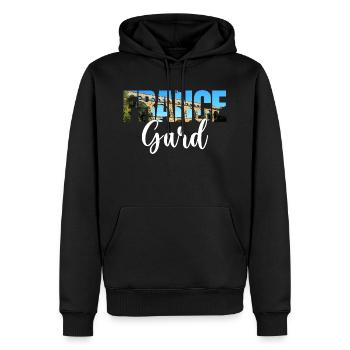 Souvenir Voyage Gard France - Men’s Premium Organic Hoodie - black - Front - Nico (187cm)