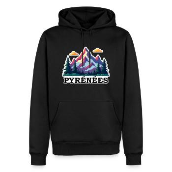 Pyrenaeen Pyrenees - Männer Premium Bio Hoodie - Schwarz - Vorne - Nico (187cm)