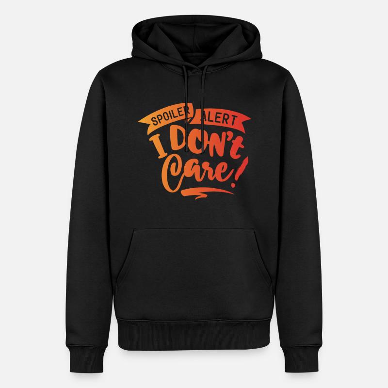 Antisocial - Spoiler-Warnung - c - Männer Premium Bio Hoodie - Schwarz