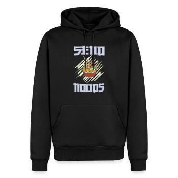 Anime Zitat Senden Noods Japanische Nudeln Schüssel Anime - Männer Premium Bio Hoodie - Schwarz - Vorne - Nico (187cm)
