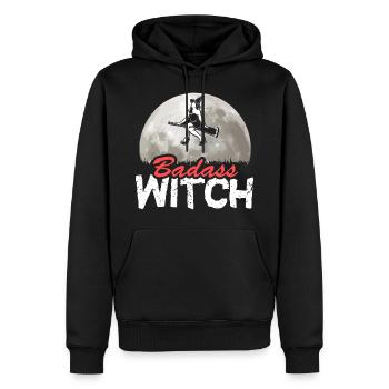 Halloween Witch Witches October Gift - Men’s Premium Organic Hoodie - black - Front - Nico (187cm)