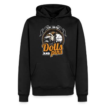 Voodoo Magic Curse Cadeau - Sweat à capuche Premium bio Homme - noir - Devant - Nico (187cm)