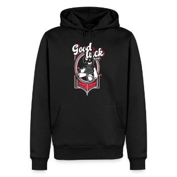 Voodoo Hexerei Geschenkidee - Männer Premium Bio Hoodie - Schwarz - Vorne - Nico (187cm)