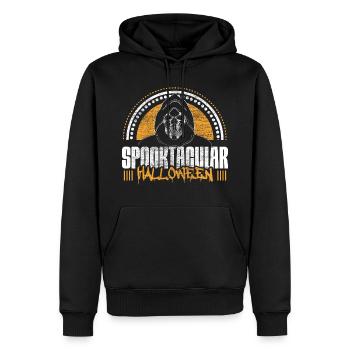 Halloween Skelett Gruselig Geschenk - Männer Premium Bio Hoodie - Schwarz - Vorne - Nico (187cm)