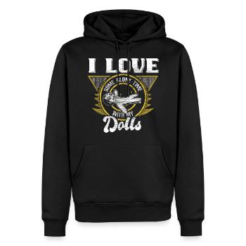 Voodoo Bondieu Lustiger Spruch Geschenkidee - Männer Premium Bio Hoodie - Schwarz - Vorne - Nico (187cm)