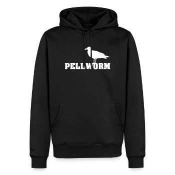 pellworm Insel - Männer Premium Bio Hoodie - Schwarz - Vorne - Nico (187cm)