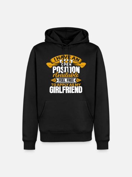 Single Pride Partnership - Men’s Premium Organic Hoodie - black