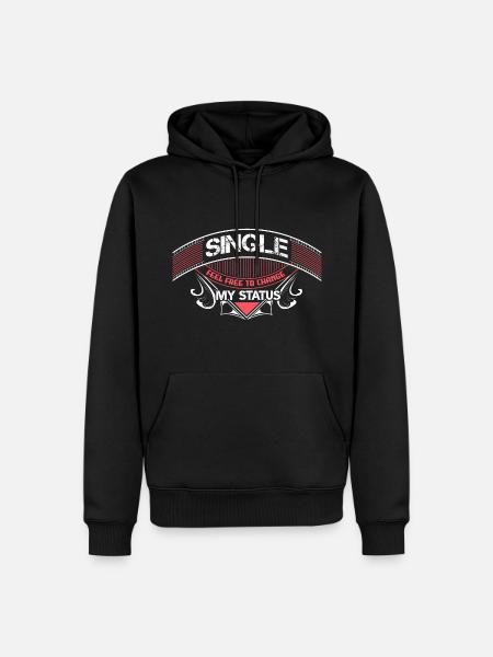 Parti indépendant unique - Sweat à capuche Premium bio Homme - noir