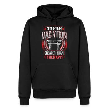 Japan Bonsai Japaner - Männer Premium Bio Hoodie - Schwarz - Vorne - Nico (187cm)