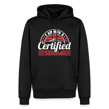 Japan Anime Birthplace Gift - Men’s Premium Organic Hoodie - black - Front - Nico (187cm)