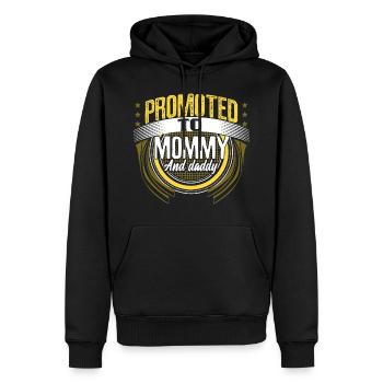 Single Mom Mama Respect Gift Idea - Men’s Premium Organic Hoodie - black - Front - Nico (187cm)