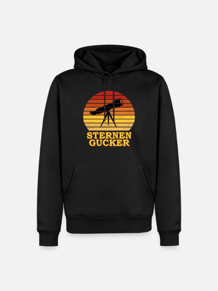 astronomie - Männer Premium Bio Hoodie - Schwarz