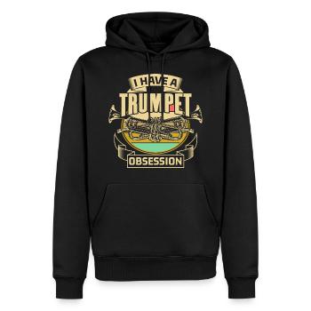 Trompete Trompetenspieler Kapelle Geschenk - Männer Premium Bio Hoodie - Schwarz - Vorne - Nico (187cm)