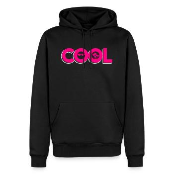 cool sonnenbrille - Männer Premium Bio Hoodie - Schwarz - Vorne - Nico (187cm)