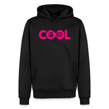 cool sonnenbrille pink - Männer Premium Bio Hoodie - Schwarz - Vorne - Nico (187cm)
