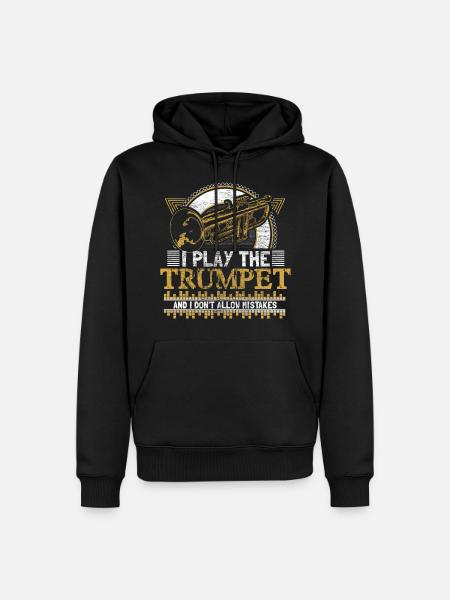 Trumpet Trumpet Player Gift - Men’s Premium Organic Hoodie - black