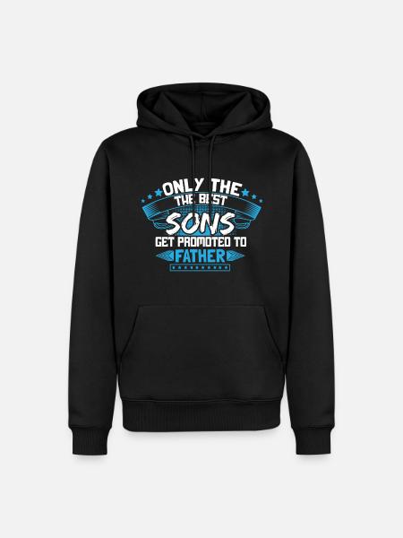 Son Birthday Gift Idea - Men’s Premium Organic Hoodie - black