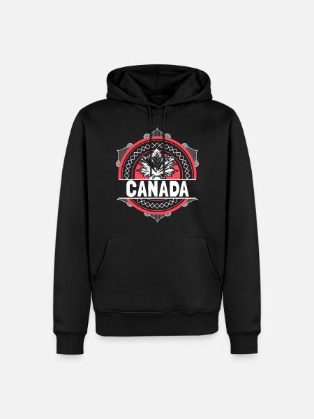 Canada Origin Gift - Men’s Premium Organic Hoodie - black