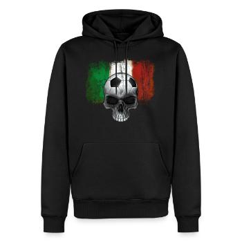 Italien Fußballfan - Männer Premium Bio Hoodie - Schwarz - Vorne - Nico (187cm)