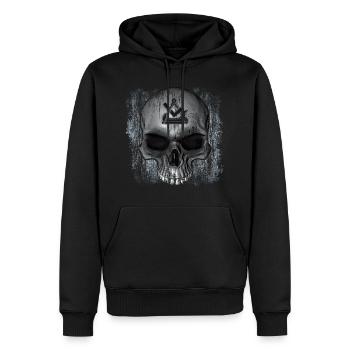 Tischler - Männer Premium Bio Hoodie - Schwarz - Vorne - Nico (187cm)