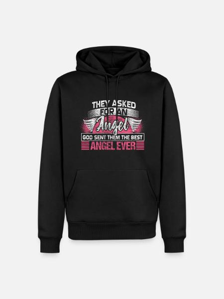 Daughter Mother Birthday Gift - Men’s Premium Organic Hoodie - black