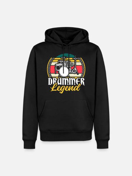 Drums Drumsticks Drumsticks Gift Idea - Men’s Premium Organic Hoodie - black