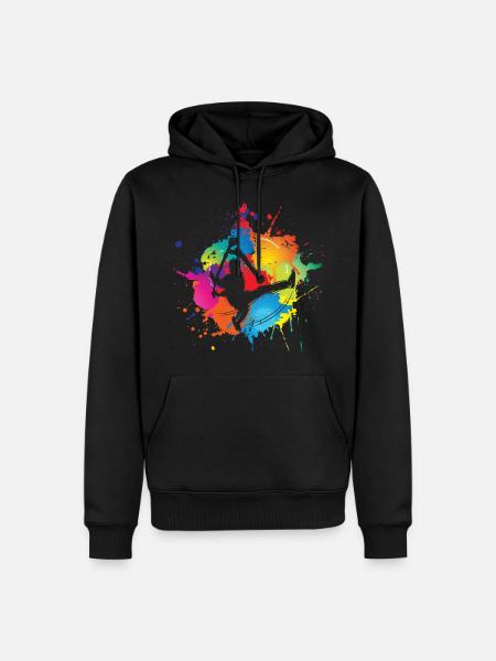 Stunt Scooter - Männer Premium Bio Hoodie - Schwarz