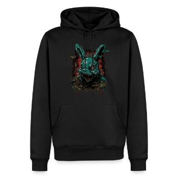 happy creepy easter - Männer Premium Bio Hoodie - Schwarz - Vorne - Nico (187cm)