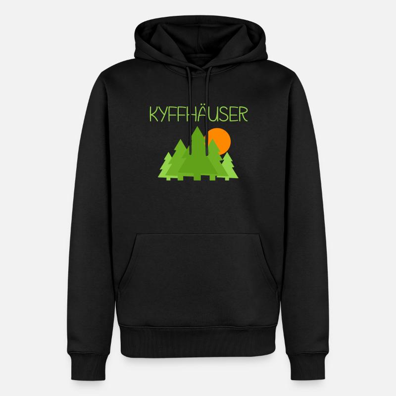 Kyffhäuser - Männer Premium Bio Hoodie - Schwarz