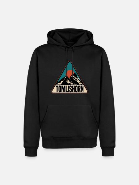 Tomlishorn, Switzerland - Men’s Premium Organic Hoodie - black
