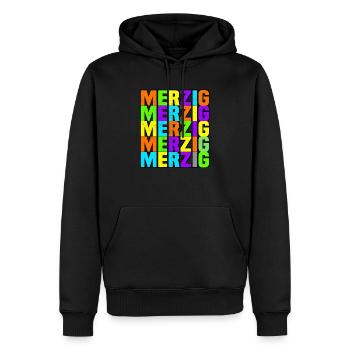 merzig saar - Männer Premium Bio Hoodie - Schwarz - Vorne - Nico (187cm)