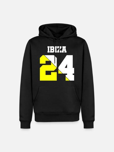 Ibiza 24 - Men’s Premium Organic Hoodie - black