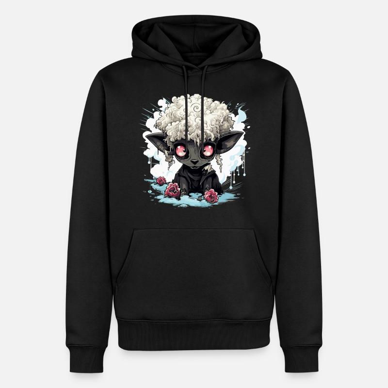 Schwarzes Schaf - Männer Premium Bio Hoodie - Schwarz
