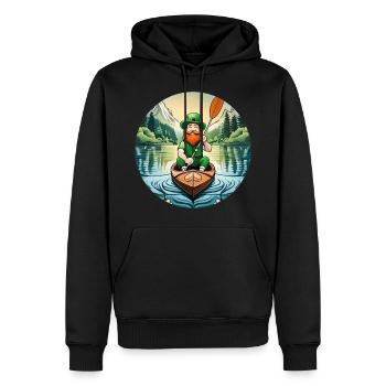 Kayak Trèfle de la Saint-Patrick - Sweat à capuche Premium bio Homme - noir - Devant - Nico (187cm)