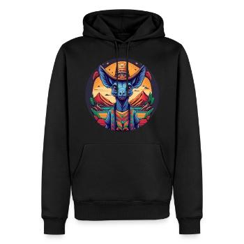 5 de Mayo Party Drinko de Mayo Chupacabra - Men’s Premium Organic Hoodie - black - Front - Nico (187cm)
