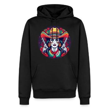 5 de Mayo Party Drinko de Mayo Bandita - Men’s Premium Organic Hoodie - black - Front - Nico (187cm)