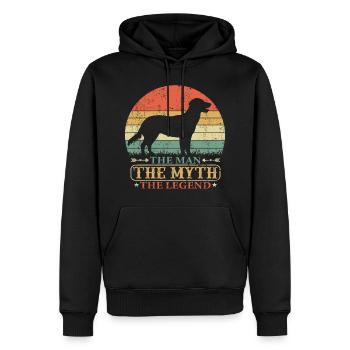Nova Scotia Duck Tolling Toller Retriever Dad Papa - Männer Premium Bio Hoodie - Schwarz - Vorne - Nico (187cm)