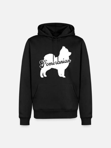 I Love Pomeranian - Men’s Premium Organic Hoodie - black