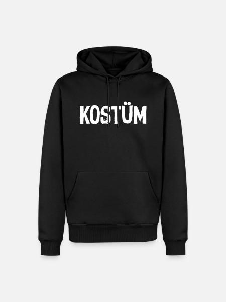 Kostüm - Männer Premium Bio Hoodie - Schwarz