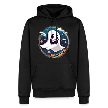 Mignon petit croquemitaine - Sweat à capuche Premium bio Homme - noir - Devant - Nico (187cm)