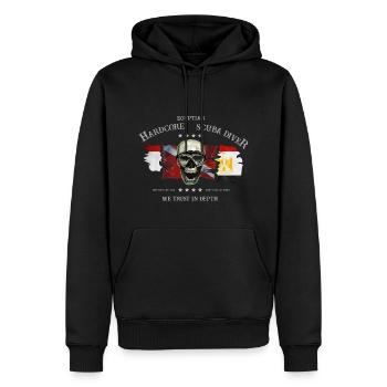 Plongeur égyptien plongeur extrême - egypte - Sweat à capuche Premium bio Homme - noir - Devant - Nico (187cm)