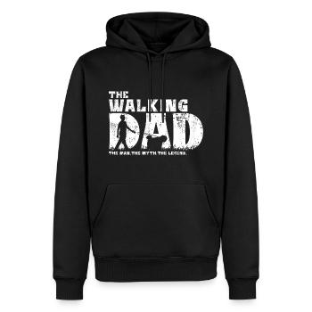 Bouvier des Flandres Flanders Herding Dog Dad - Men’s Premium Organic Hoodie - black - Front - Nico (187cm)