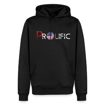 Prolific - Sweat à capuche Premium bio Homme - noir - Devant - Nico (187cm)