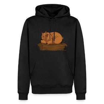 Brown Bear Tree Bear Motif for Brown Bears Team and - Men’s Premium Organic Hoodie - black - Front - Nico (187cm)