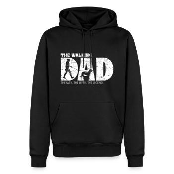Beauceron Hunde Hund Spruch Dad Papa Herrchen - Männer Premium Bio Hoodie - Schwarz - Vorne - Nico (187cm)