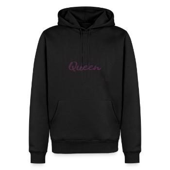 Handball Joueur Handball Queen Outfit - Sweat à capuche Premium bio Homme - noir - Devant - Nico (187cm)