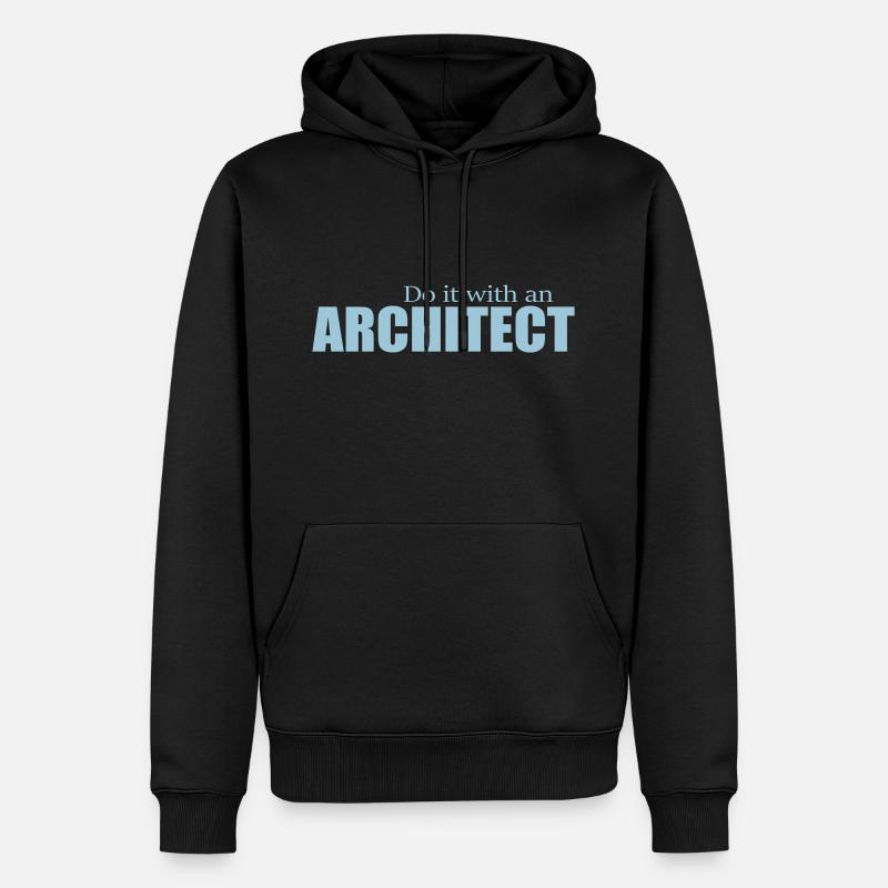 ARCHITECTE - Sweat à capuche Premium bio Homme - noir