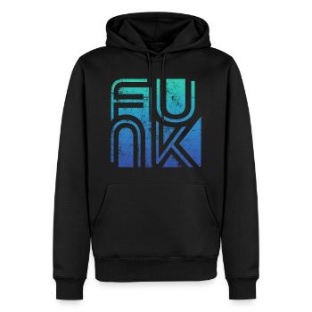Funk Musik Vintage - Männer Premium Bio Hoodie - Schwarz - Vorne - Nico (187cm)